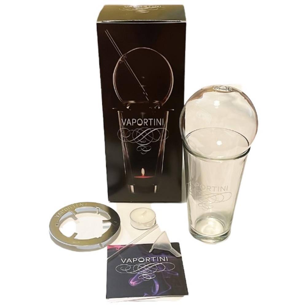 NIB Vaportini glass alcohol vaporizer set